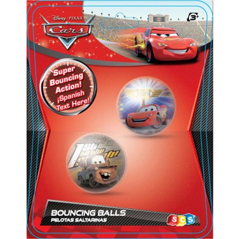 IMC Cars bouncing ball 2D - Jouet 1er âge - multicolore