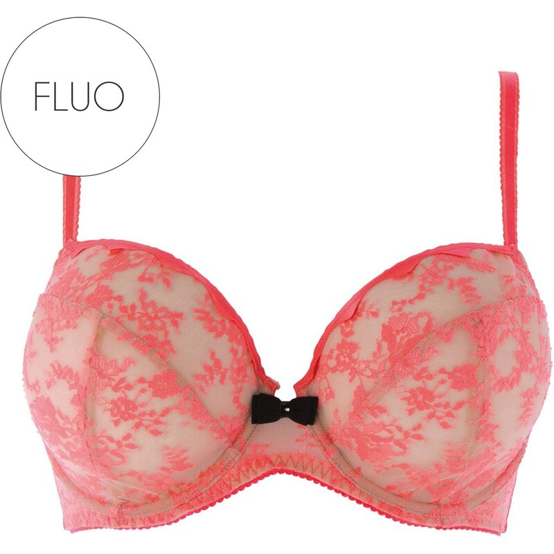 Oups! Pinking About You - Soutien-gorge corbeille - skin/rose fluo