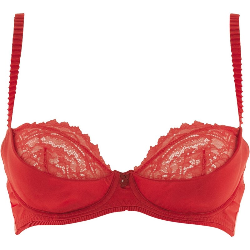 Playboy Susie - Soutien-gorge corbeille - rouge/rose