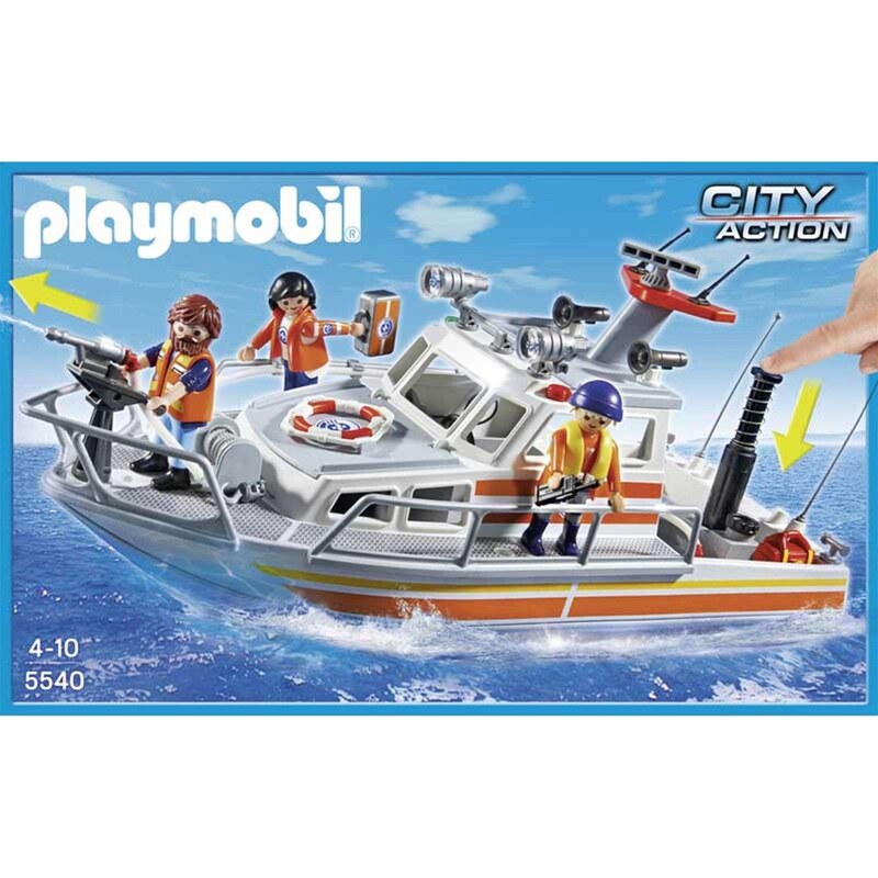 Bateau de sauvetage City Action Playmobil