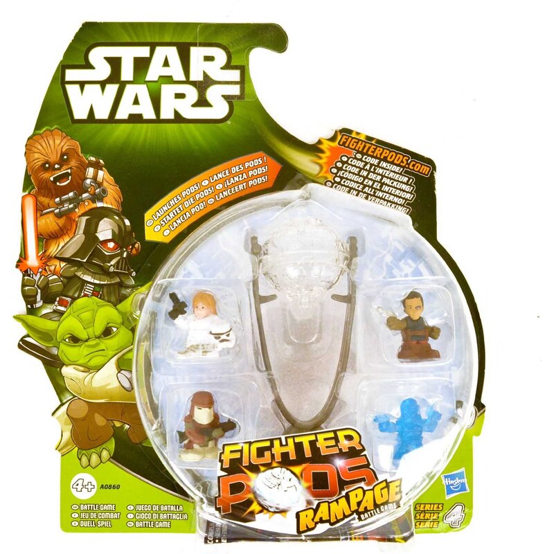 Hasbro 4 figurines star wars fighter pods + lanceur - Figurine - multicolore