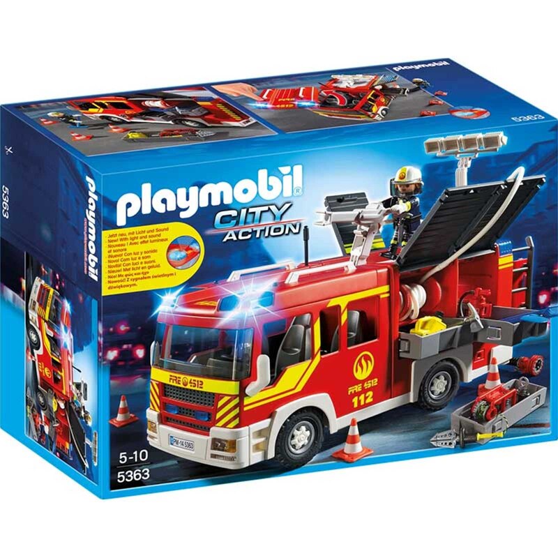 Fourgon de pompiers City action Playmobil