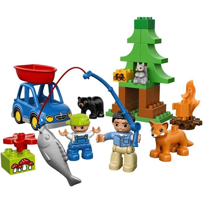 LEGO Duplo Partie de pêche en forêt duplo - Jeu de construction - multicolore