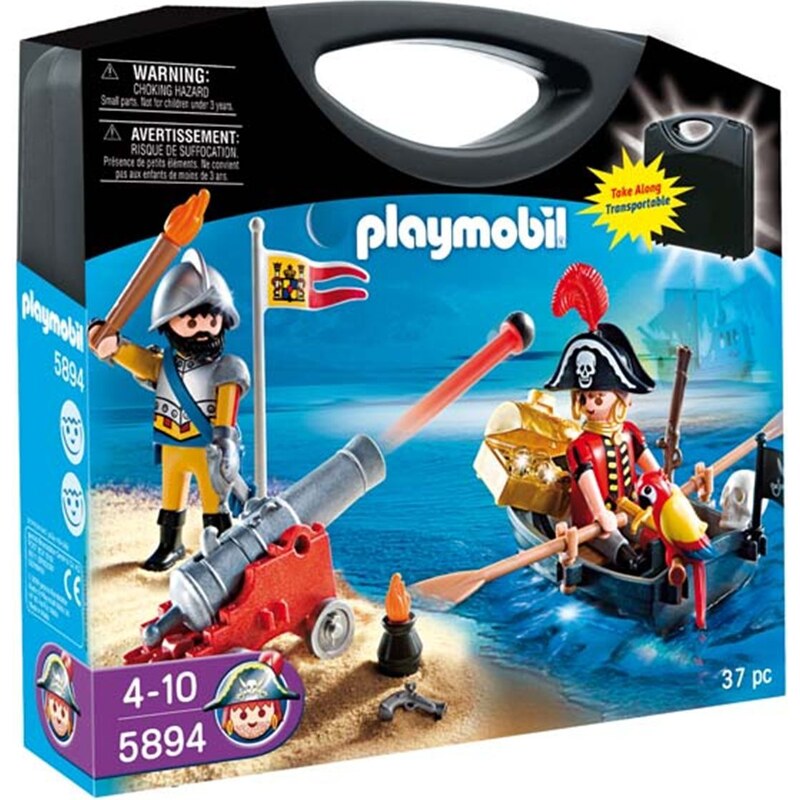 Valisette pirate et soldat Playmobil