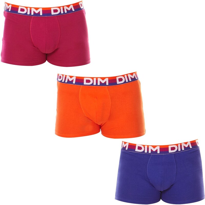 Dim Sous vêtement Homme Color Full - Lot de 3 boxers - tricolore