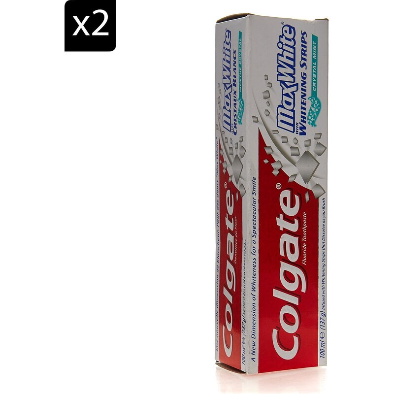 Colgate Max White - Lot de 2 dentifrices - 100 ml