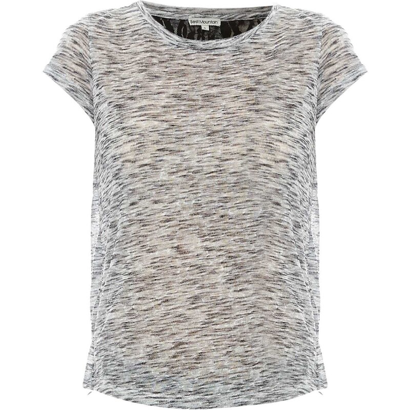 Best Mountain T-shirt bi-matière - gris chine