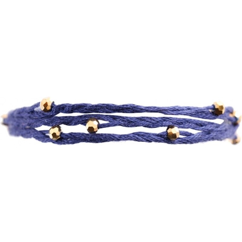 Marc Labat L'amitié - Bracelet multi-rangs - bleu marine