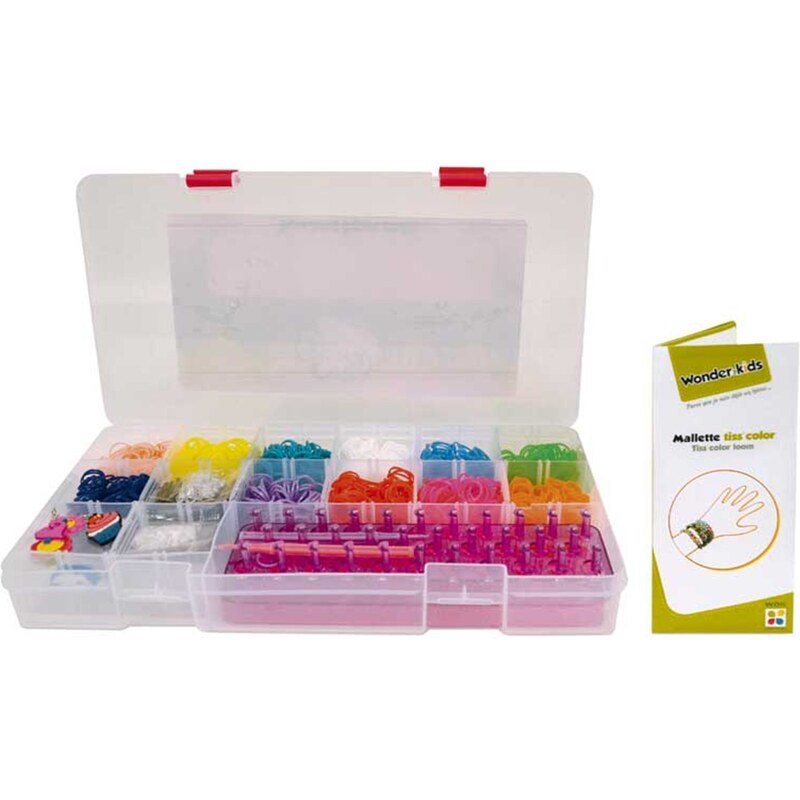 Wonderkids Malette kit création de bracelets - multicolore