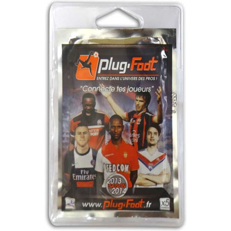 Plug Foot Plug Foot - Sachet de 5 cartes de football - multicolore