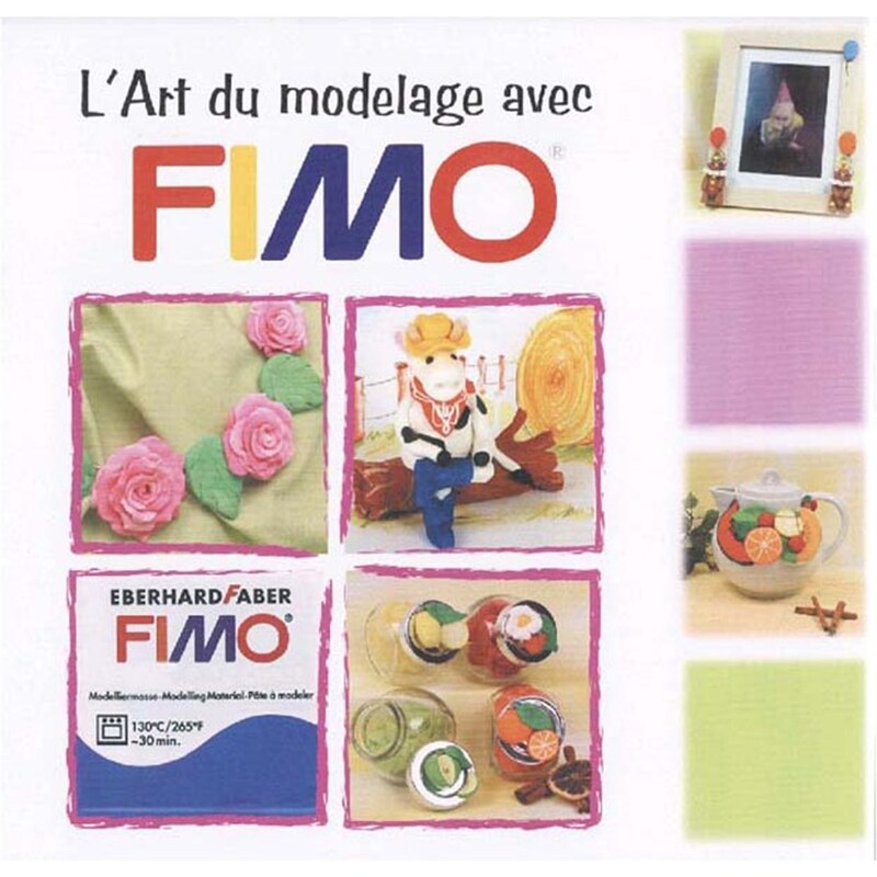 DTM Loisirs Créatifs L'art du modelage avec Fimo - Livret - multicolore