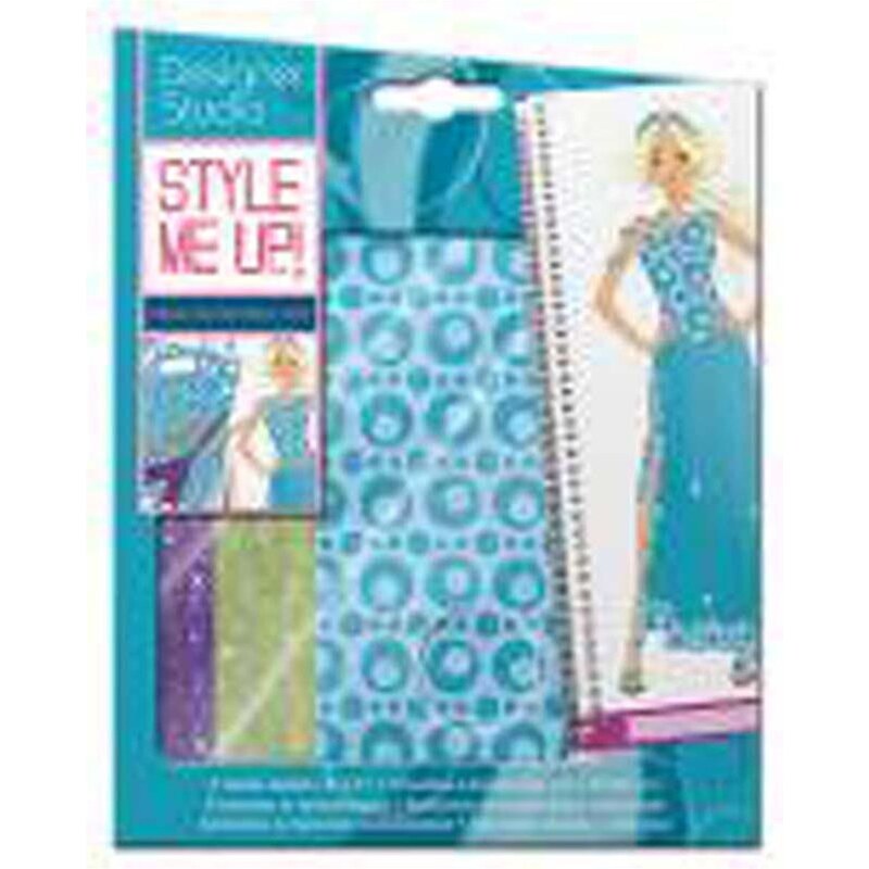 Buki Style Me Up - Carnet d'esquisses Stickers ronds bleus - multicolore