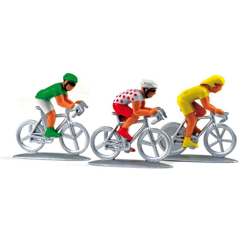 Norev Tapis de course cycliste et 3 vélos - multicolore