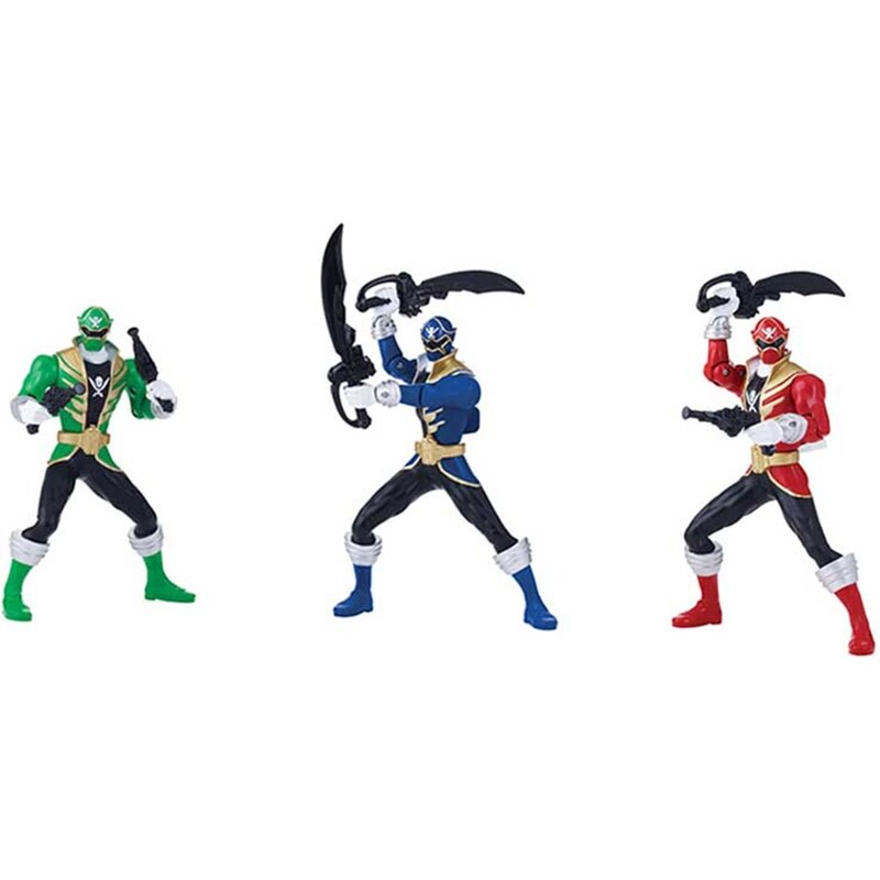 3 Figurines power ranger Bandai