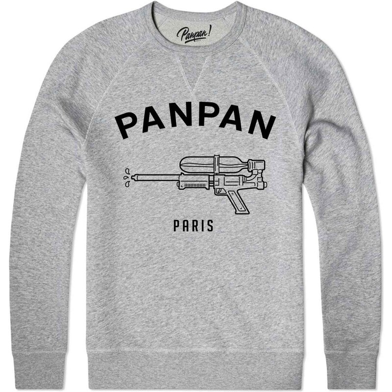 Sweat shirt coton bio water pistol Panpan Paris
