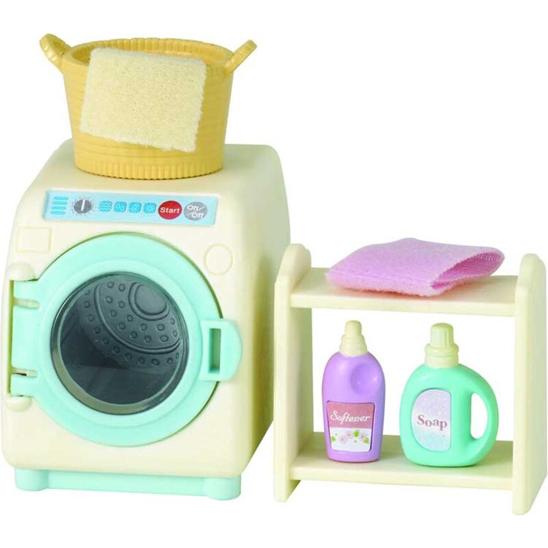 Epoch d'Enfance Sylvanian Family - Set machine à laver - multicolore