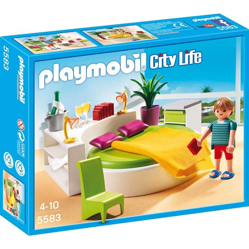 Playmobil City life - Chambre avec lit - multicolore
