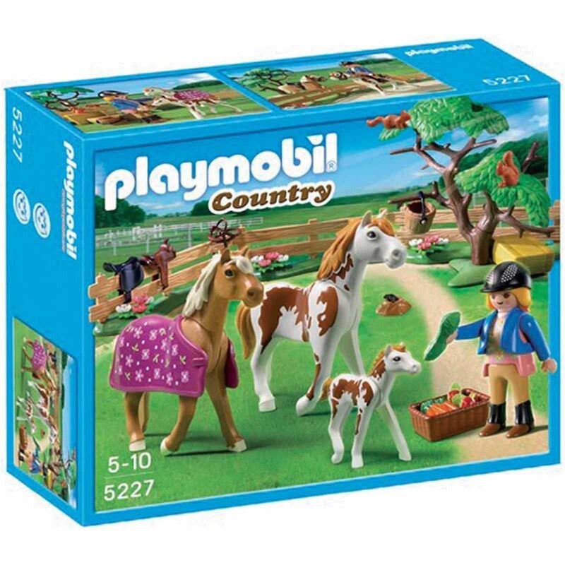 Coffret chevaux et enclos Playmobil