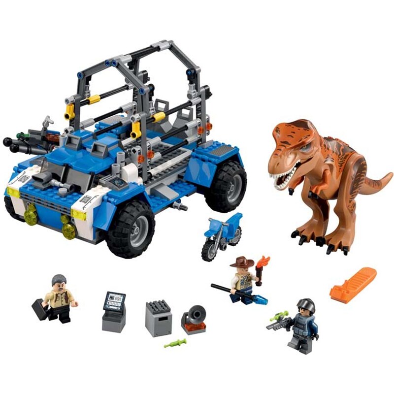 LEGO Jurassic - Kit poursuite du T-Rex - multicolore