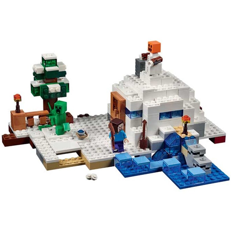 Cachette en neige Minecraft Lego