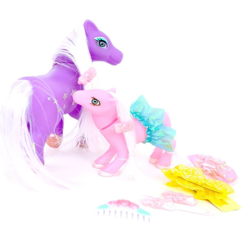 Wonderkids Lot de 2 poneys - multicolore