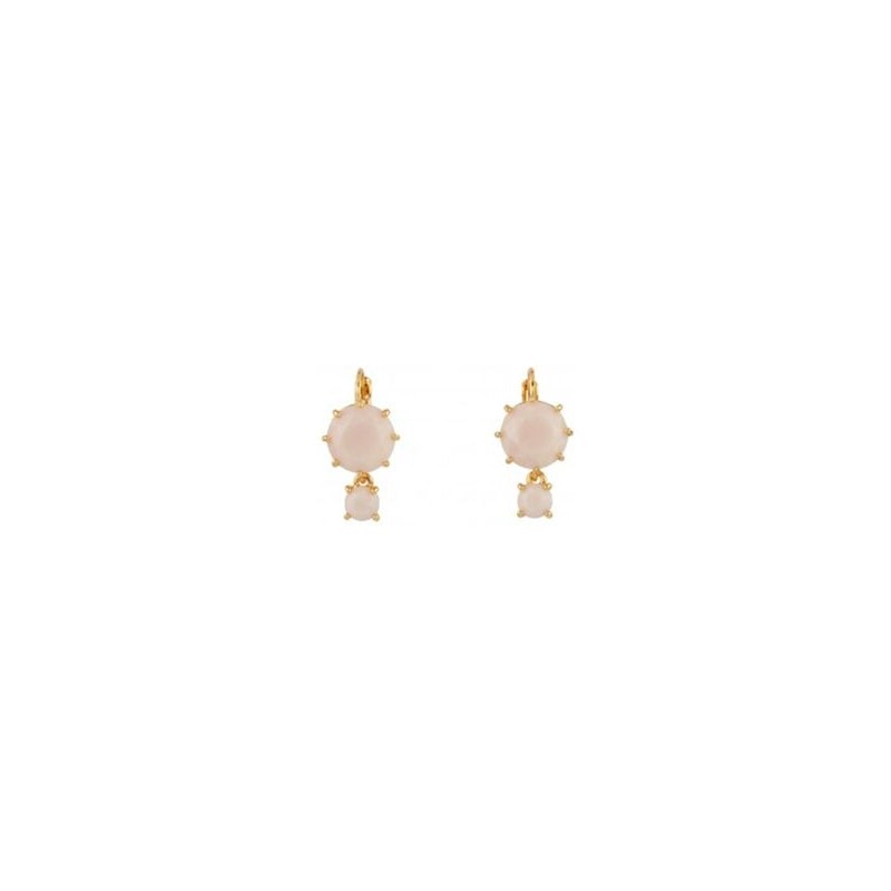 Les Néréides La diamantine - Boucles d'oreilles - beige