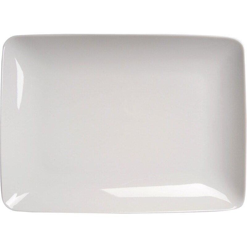 Guy Degrenne Modulo Blanc - Lot de 3 assiettes assiettes rectangulaires - blanc