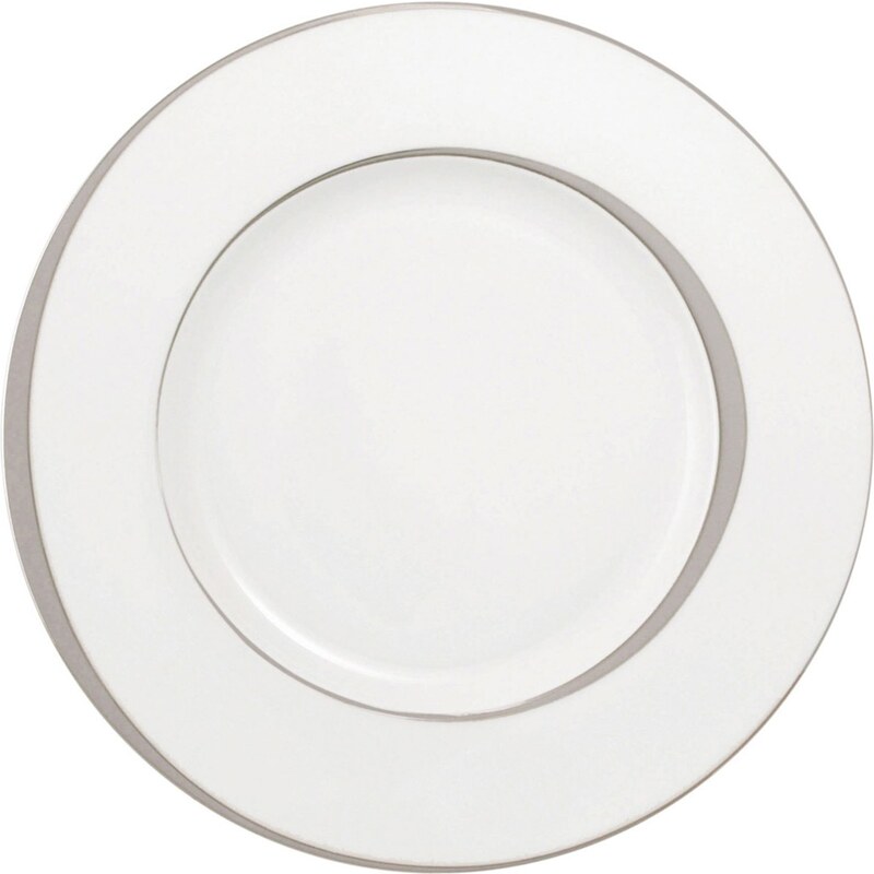 Guy Degrenne Boreal Ellipse - Lot de 3 assiette de présentation en porcelaine - blanc