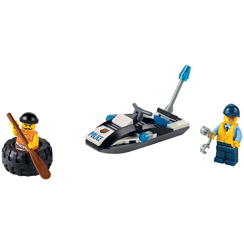 Lego Patrouille jet-ski Lego City - multicolore