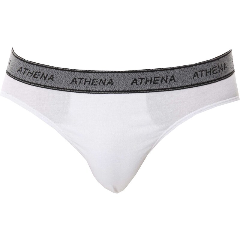 Athena Lot de 4 slips blanc/noir/gris/gris anthracite - multicolore