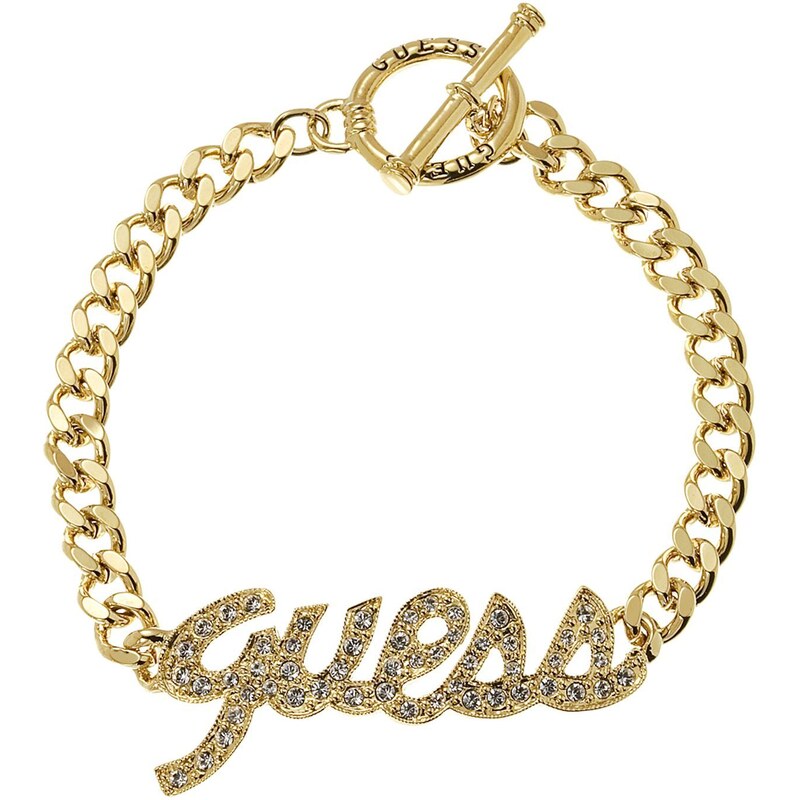 Bracelet en métal rhodié doré Guess