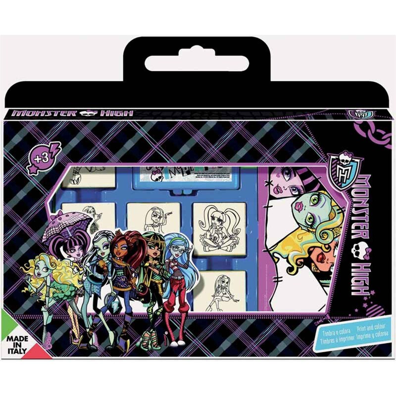 Multiprint Valisette 7 tampons monster high - Loisirs créatifs - multicolore