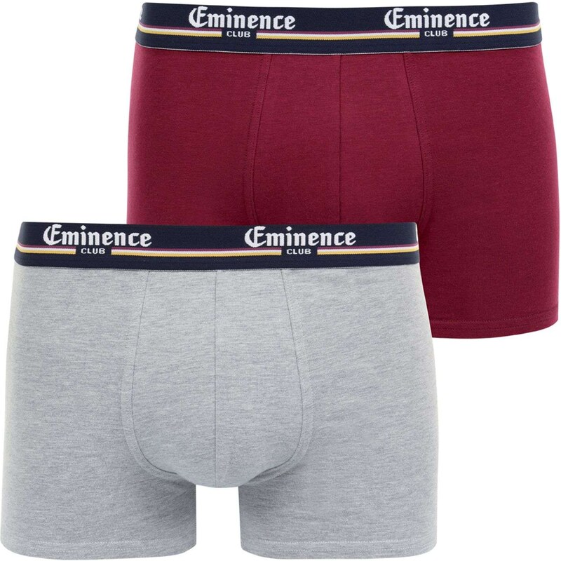 Eminence Duo Club - Lot de 2 boxers - bicolore