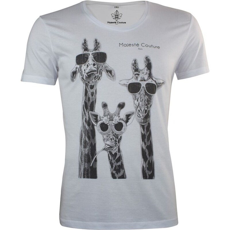 Tee Shirt Girafes Majesté Couture Paris