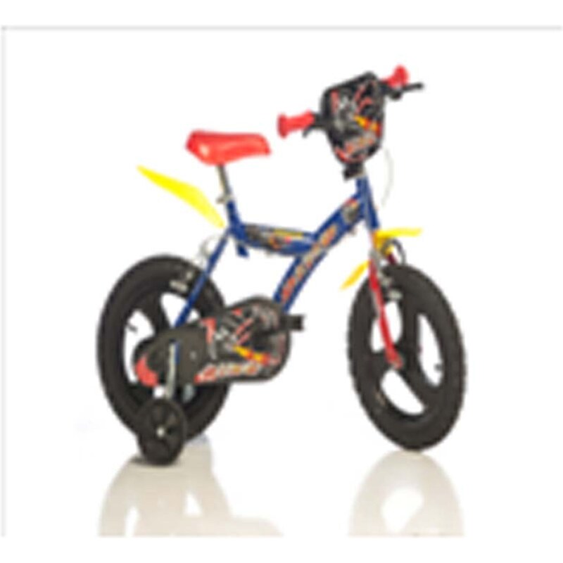 Dino Bikes Vélo 14 pouces avec stabilisateurs - multicolore