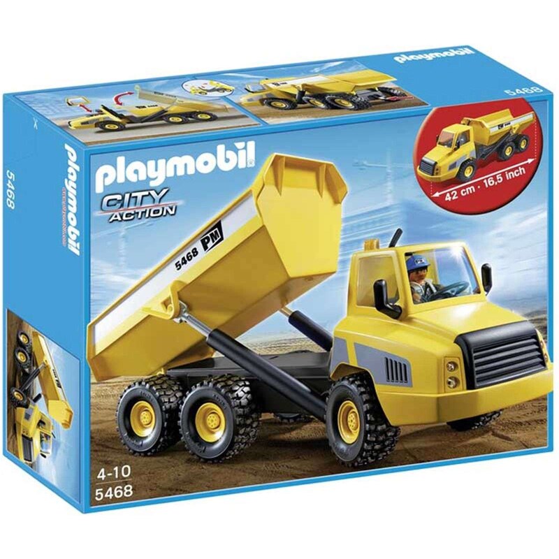 Playmobil City action - Grand camion benne basculante - multicolore