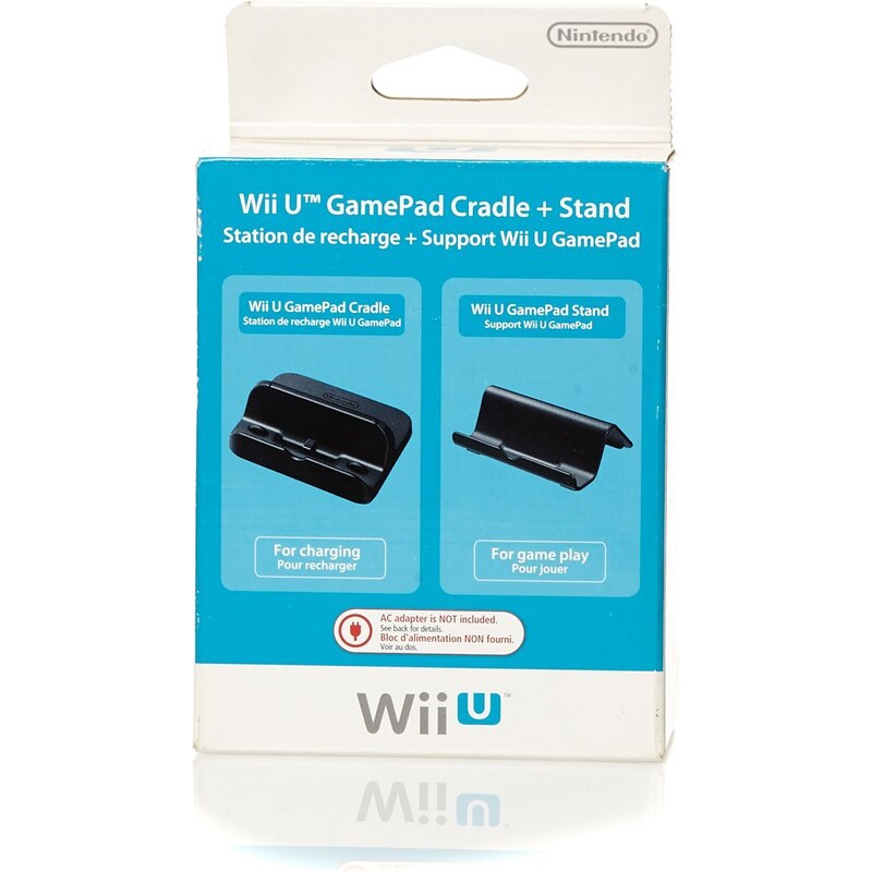 High Tech Station de recharge et support Wii U GamePad - noir