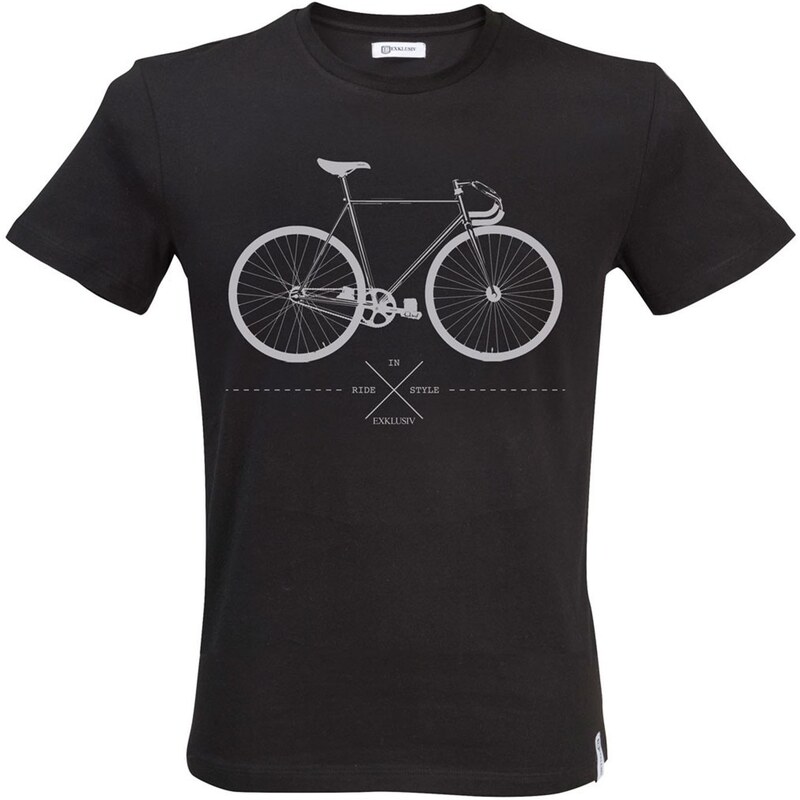 Exklusiv Vélo fixie - T-shirt - noir