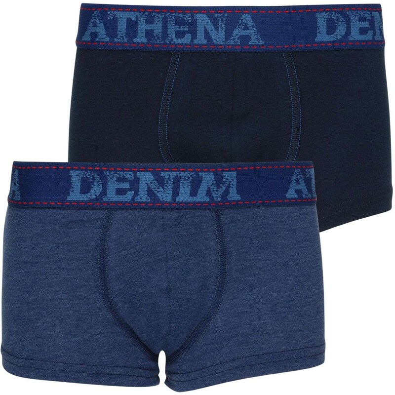Athena Denim - Lot de 2 boxers - bicolore