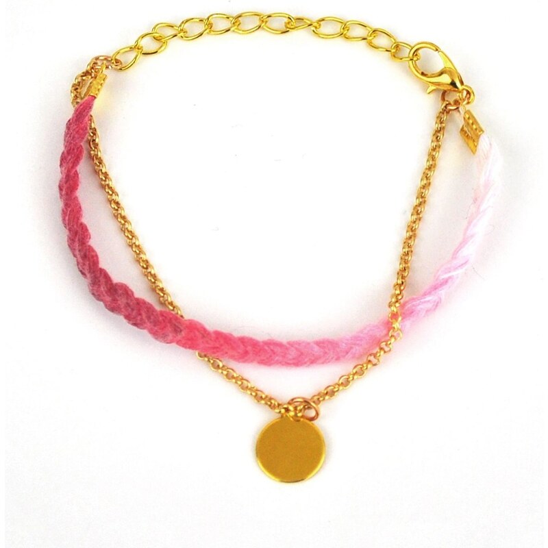 Eclectique Festival - Bracelet en plaqué or - rose