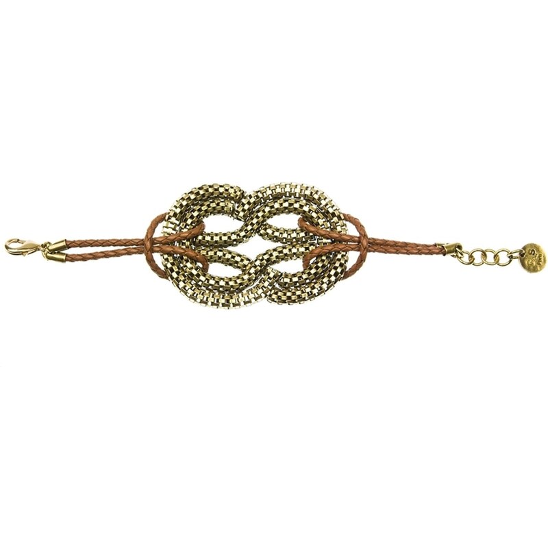 Bracelet en cuir mélangé Carrick Coralie de Seynes