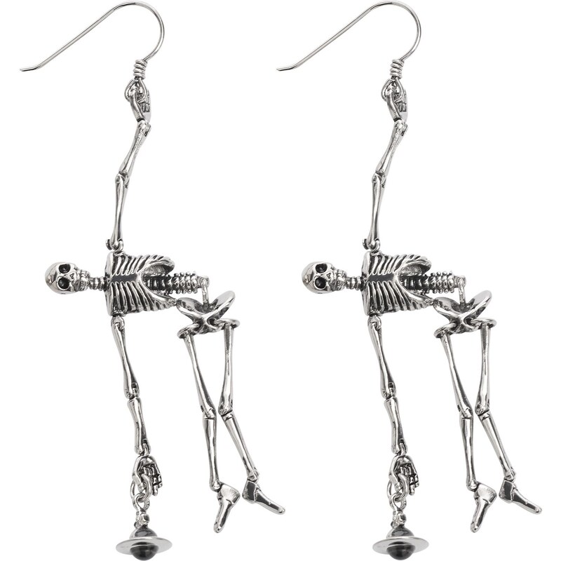 Vivienne Westwood Skeleton - Boucles d'oreilles - argentées