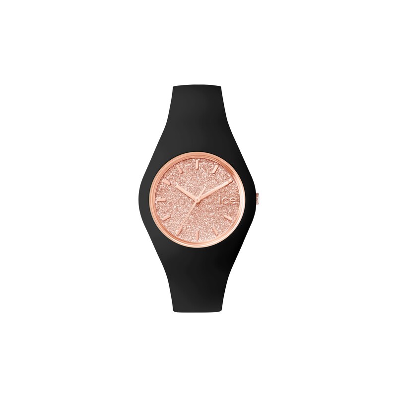 Montre Ice-Watch ICE-Glitter - Black/Rose Gold - Unisex 001353 pour Femme