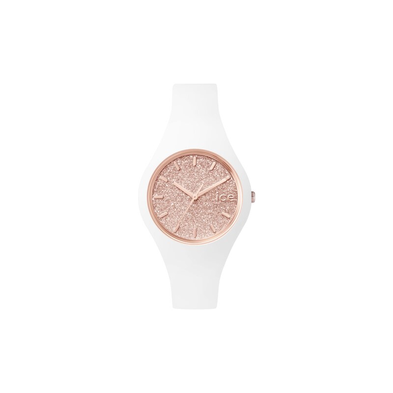 Montre Ice-Watch ICE-Glitter - White/Rose Gold - Small