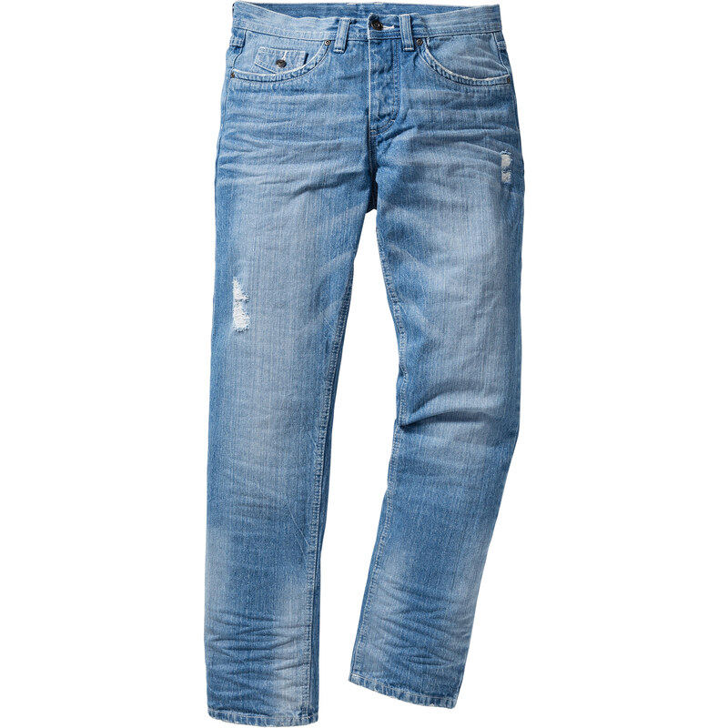 RAINBOW Jean Regular Fit Straight, Longueur (pouces) 32 bleu homme - bonprix