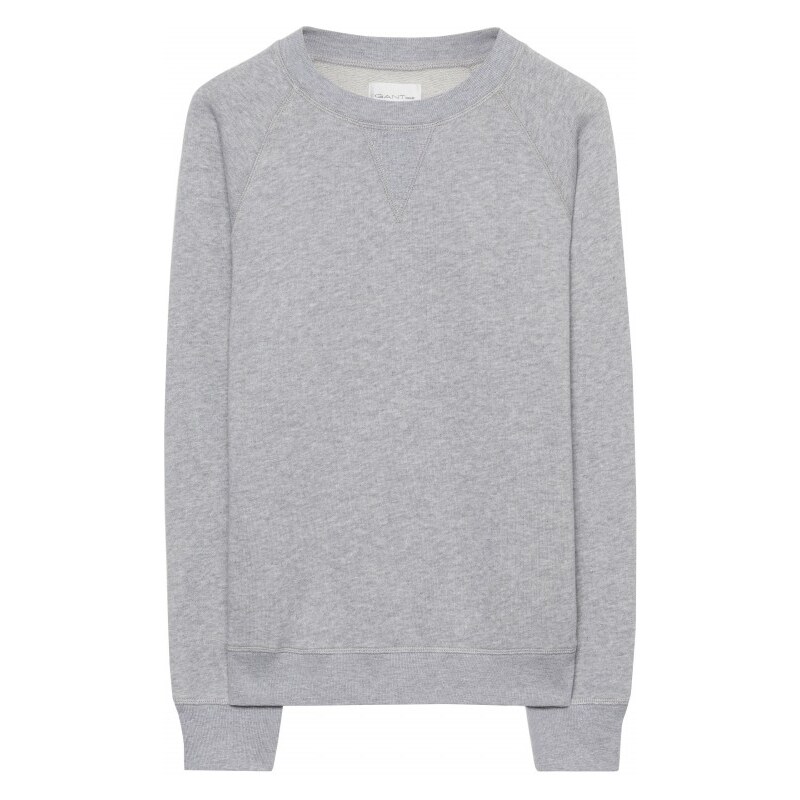 GANT Rugger Sweat-shirt En Jersey - Light Grey Melange