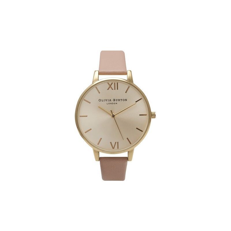 Montre Olivia Burton Big Dial - Dusty Pink and Gold