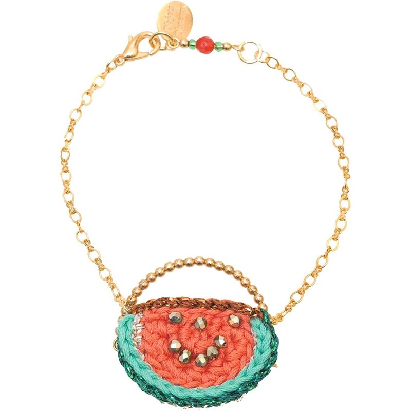 Objets Obscurs Bijoux Carmen - Bracelet chaîne - orange