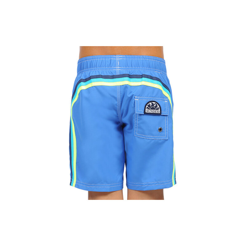 SUNDEK elastic waist long swim shorts
