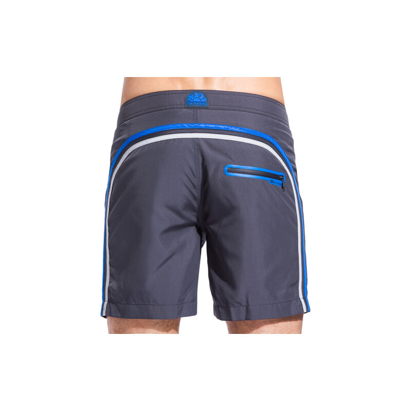 SUNDEK mid-length swim shorts with waterproof pocket